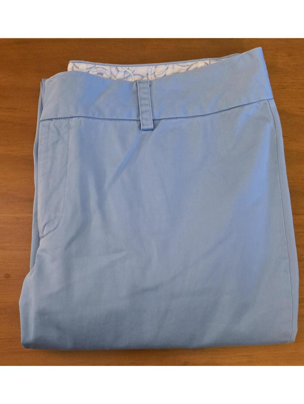 Vineyard Vines Chinos Capri Pants Womens 12 Blue Nautical